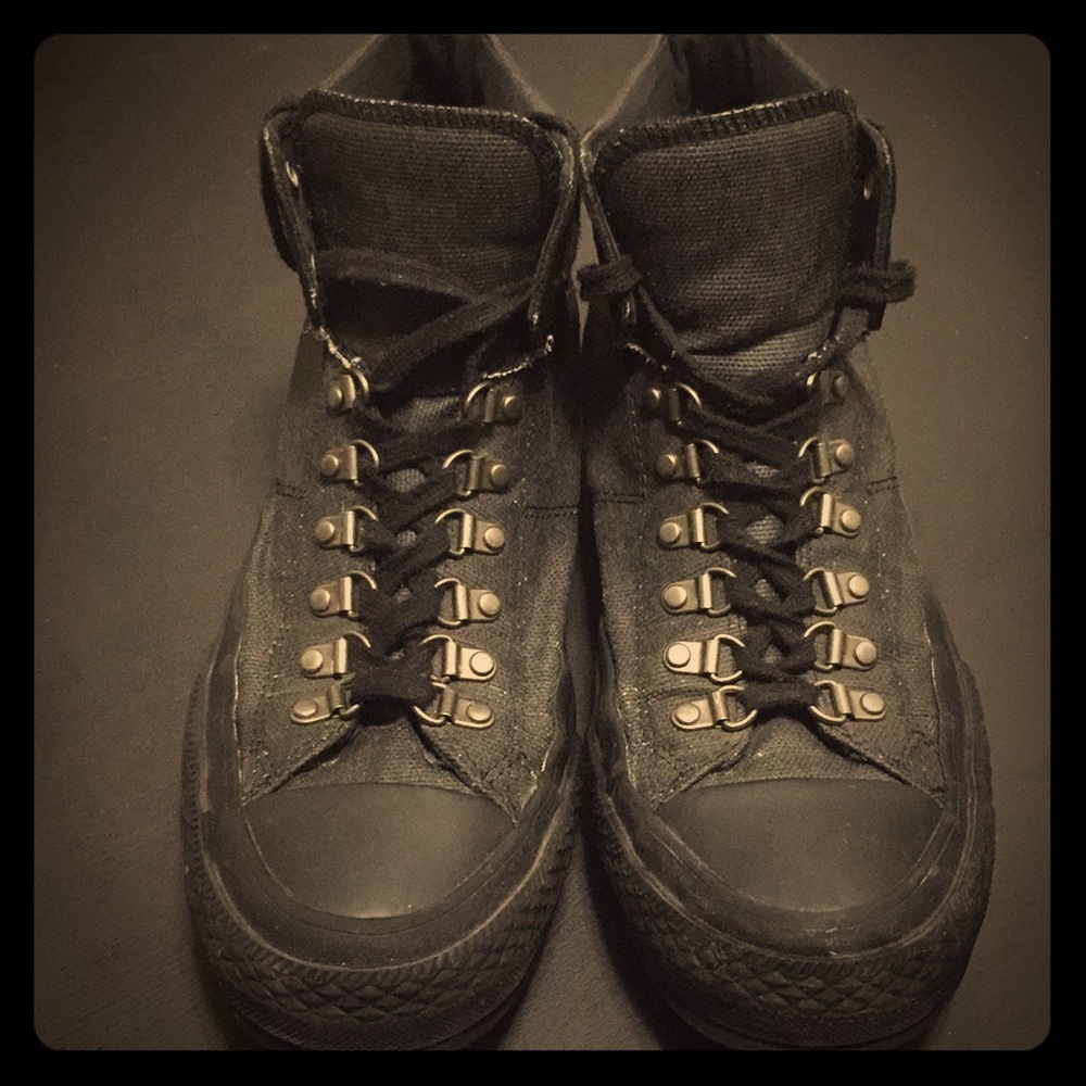 Black Converse Hiking Boots